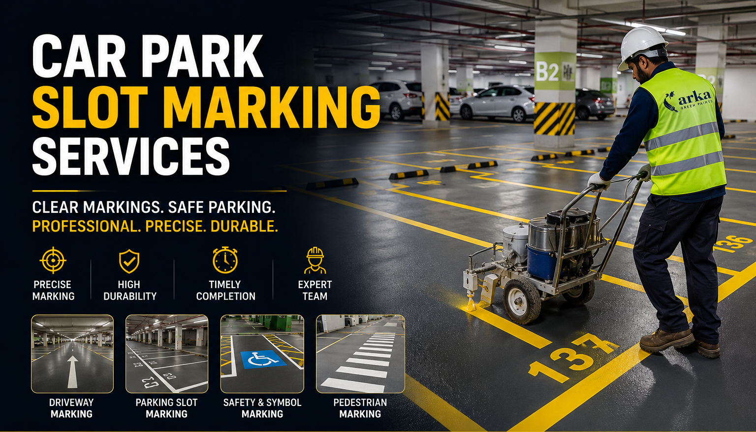 Car Park Slot Marking Services