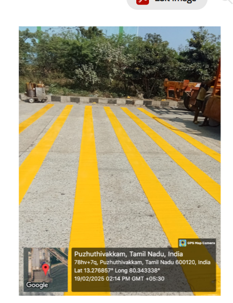 Profiled Rumble Line Markings